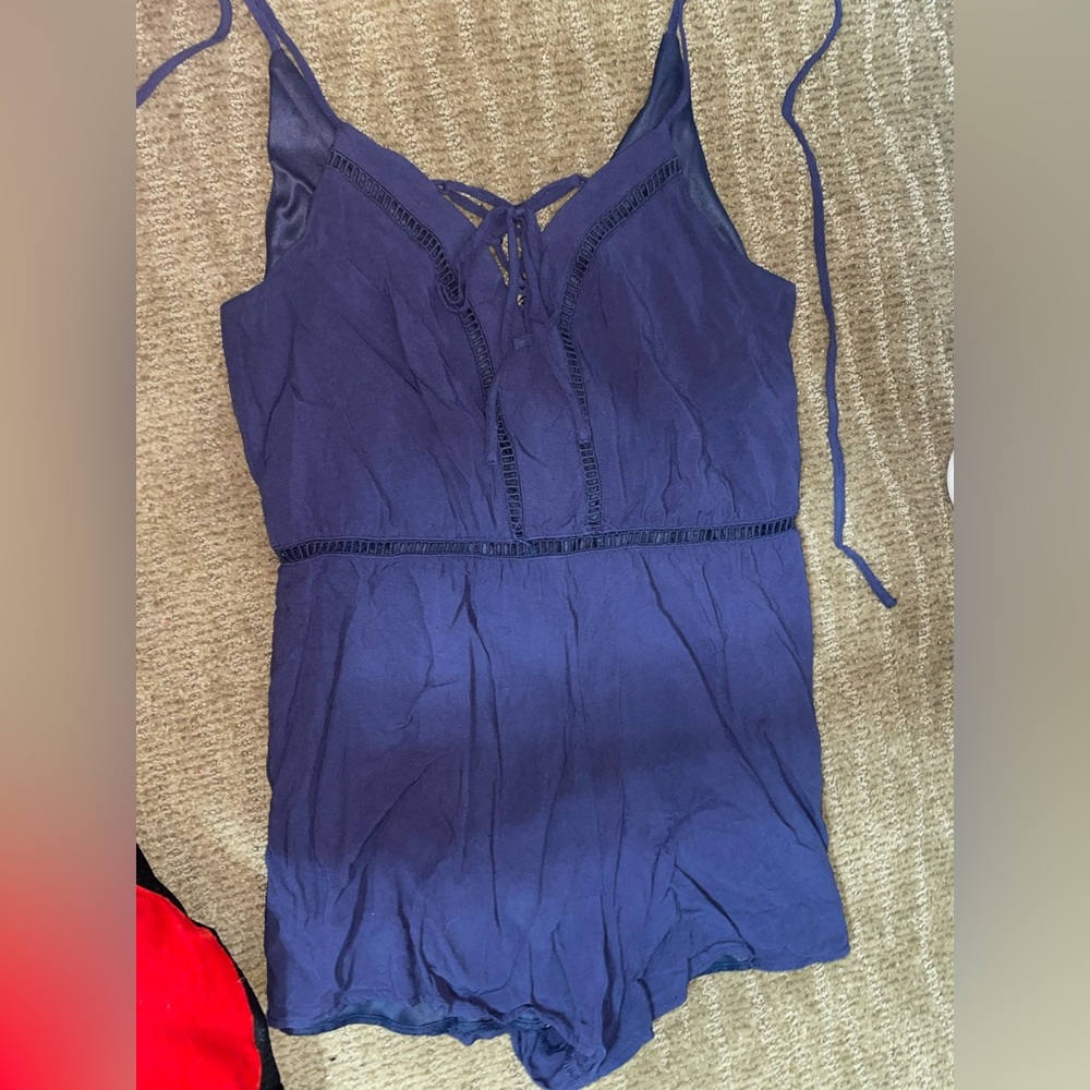 Navy romper